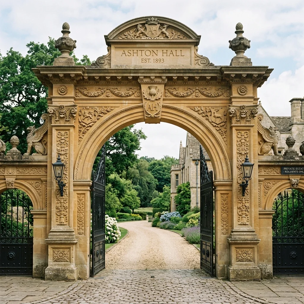 Commission: Carved Entrance Gate