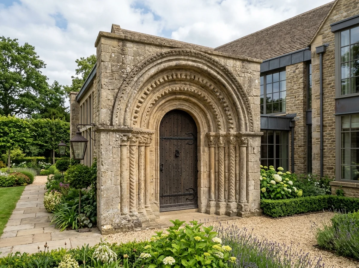 Romanesque Stone Archway