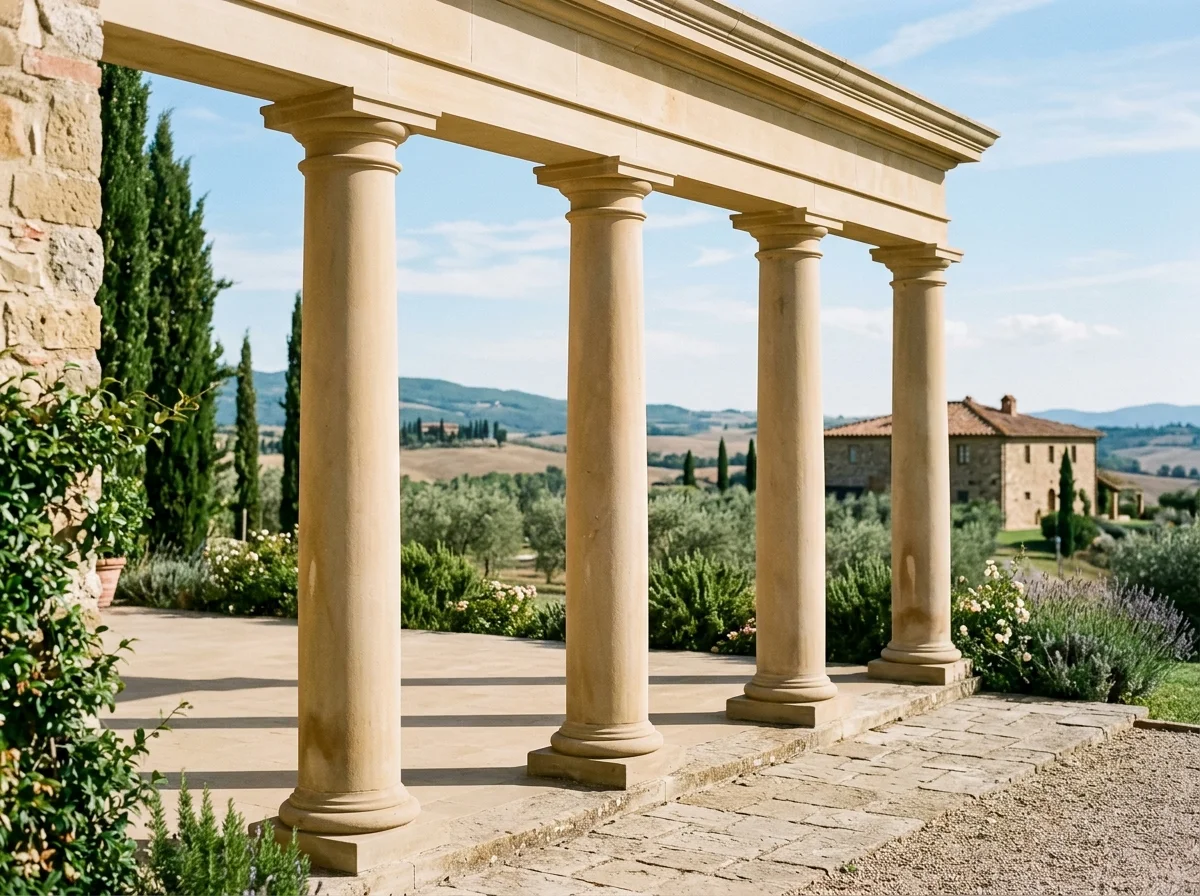Tuscan Order Pillars