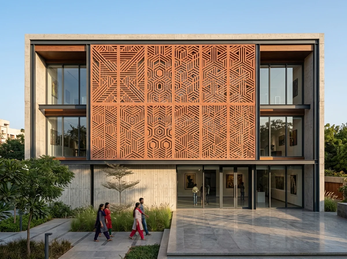Modern Jali Facade