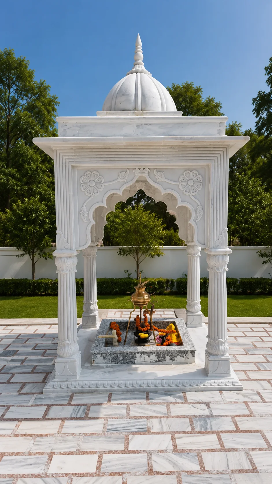 Classical Stone Pavilion