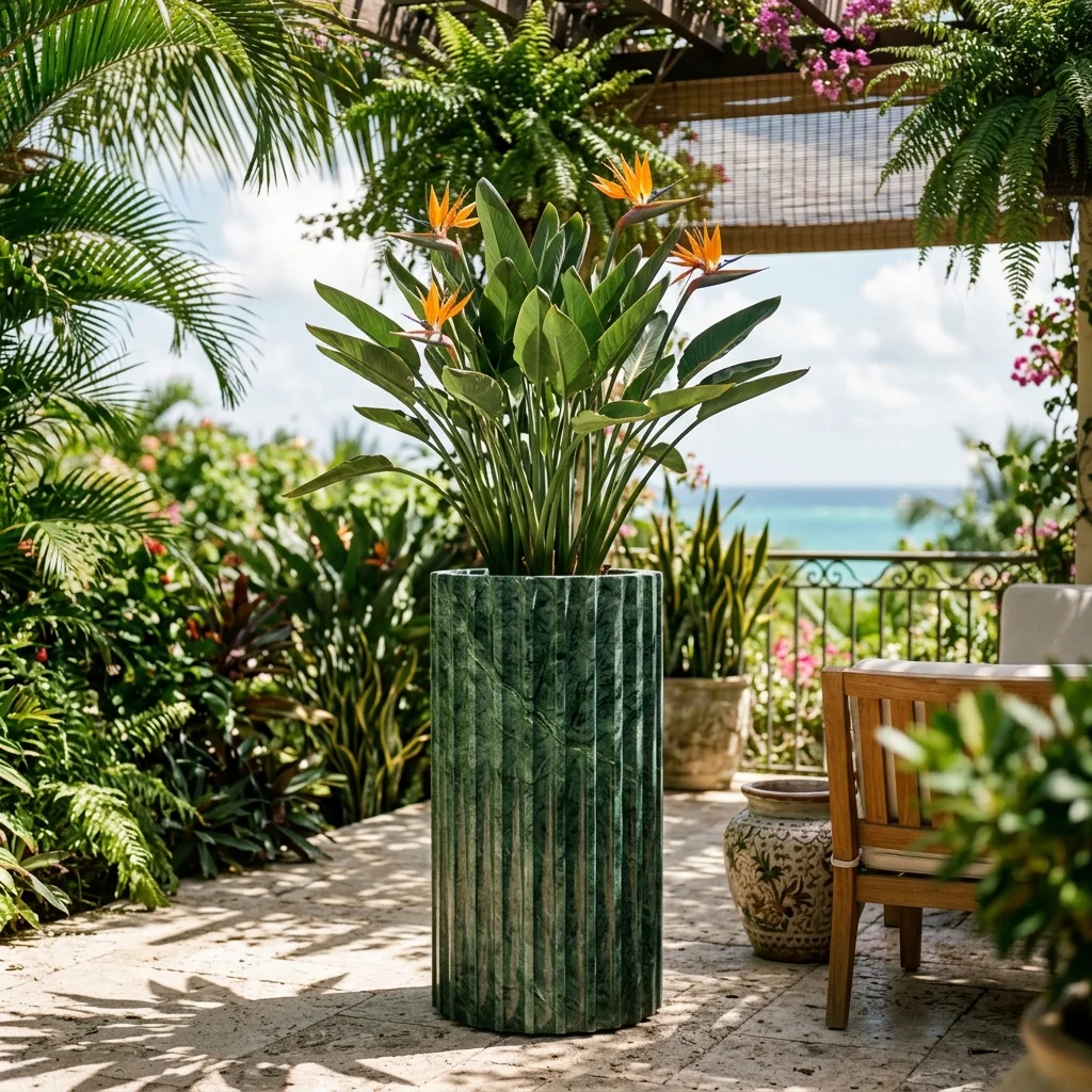 Tropical Fluted Cylinder