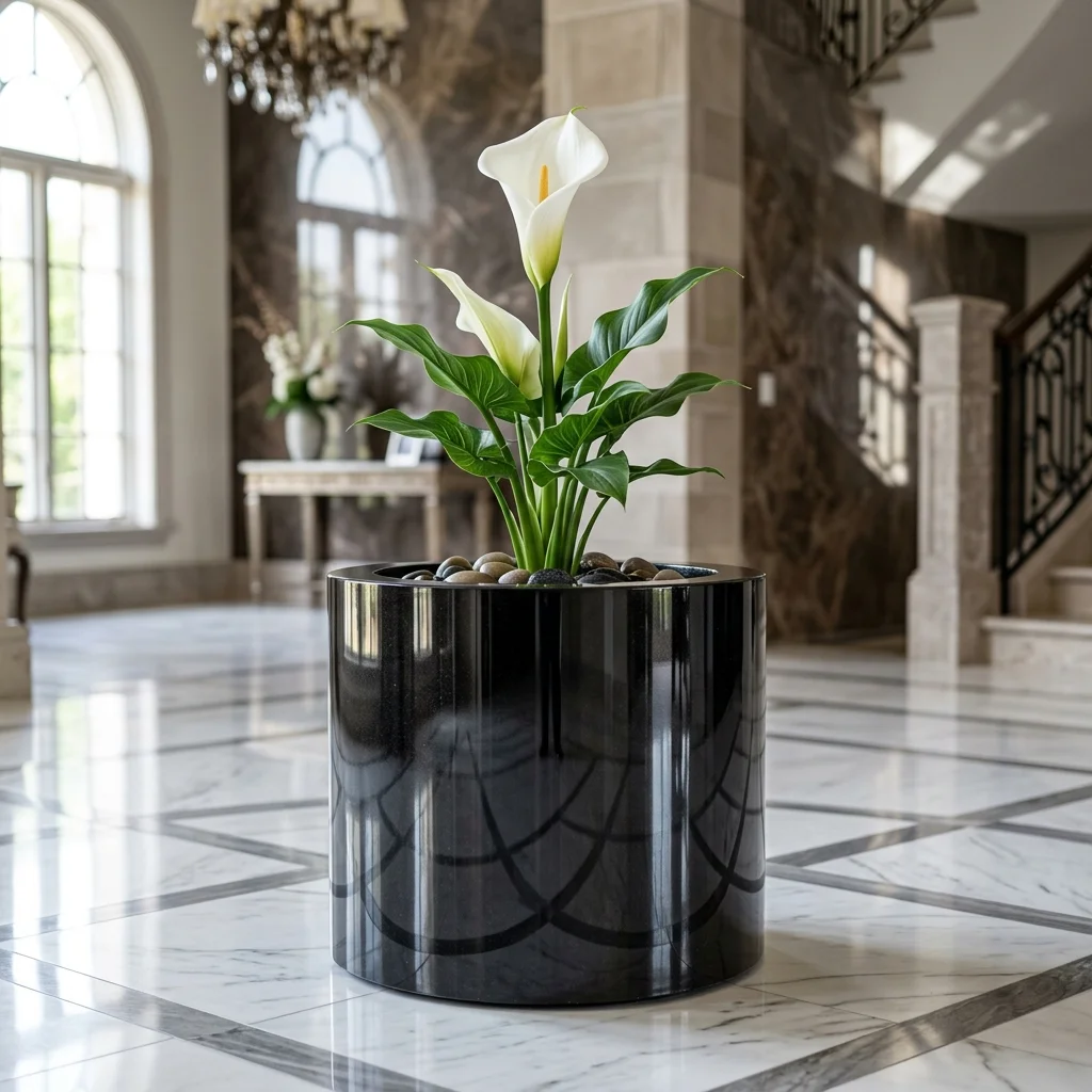 Polished Granite Cylinder