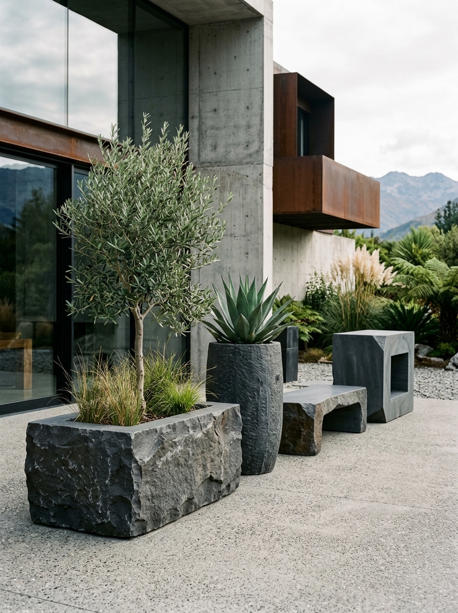 Planters in Basalt