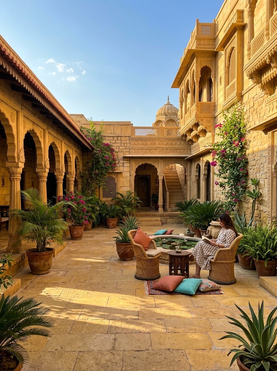 Landscape Elements in Jaisalmer Yellow