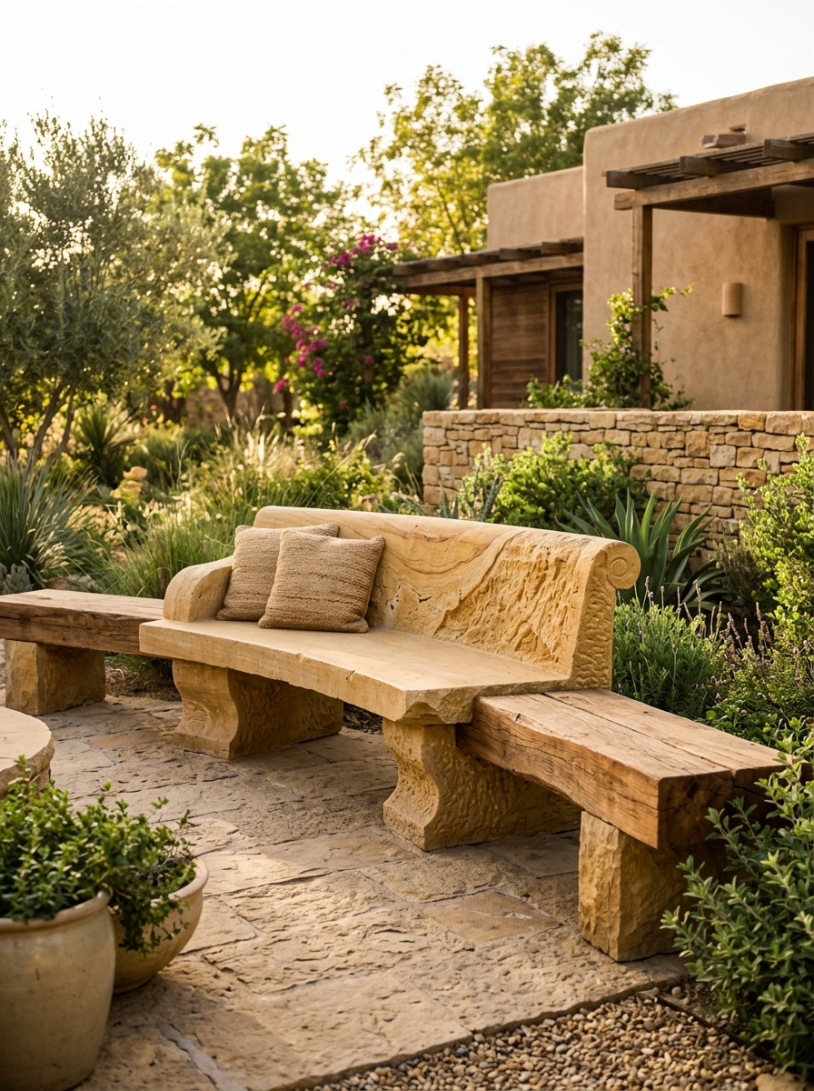 Stone Furniture in Jaisalmer Yellow